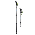 Miniatyrbilde 1 av 5: Kodeno Snow Leopard 2 Carbon Fiber Trekking Poles - Lettvekt, sammenleggbare og sammenklappelige med eksterne låser for fotturer og gåturer (blå 63-135 cm)