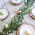 Miniatyrbilde 3 av 5: 8 stk kunstige Areca palmeblader stilker kunstige palmeblader planter kunstige Monstera blader for palmesøndag bryllupsfest