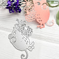 Miniatyrbilde 4 av 5: Mus Metallskjærende Stanser Diy Scrapbooking Dekor Preging Papirkort Mal