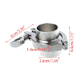 Miniatyrbillede 2 af 5: 38mm 1,5\" Od Ss304 Sanitær Rør Svej Ferrule + Til Tri Clamp + Ptfe Pakning Sæt