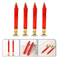 Miniatyrbillede 3 af 3: Kunstige Lys Stearinlys LED Lamper Elektriske Stearinlys Hjem Dekoration LED Lys 4stk