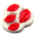 Miniatyrbillede 2 af 5: 4 Hulrum Chokoladeforme Bagetilbehør Kage Bage Dekoration Gadgets