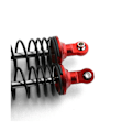 Miniatyrbilde 3 av 5: 4 stk. Metall Front og Bak Dempere for 4wd Solid Axle 1/8 Rc Bil Oppgraderingsdeler,5