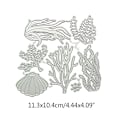 Miniatyrbillede 5 af 5: Akvatiske planter metalklippestans skabelon DIY Scrapbooking Album Papirkort Skabelonform Embossing Kunsthåndværk Dekoration