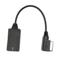 Pikkukuva 3 / 5: For A5 A6 A8 Q7 Ami Mmi Bluetooth-musiikkirajapinnan Aux-audio-kaapeliadapteri Uusi(musta)(1kpl)