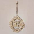 Miniatyrbillede 2 af 5: Træplade Bedste Mor Blomster Glædelig Mors Dag Pynt Lasercut Håndværk