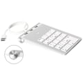 Miniatyrbilde 2 av 5: Bærbar Mini Usb Wired Numerisk Tastatur Ultra-tynn Digital Numpad For Bærbar PC