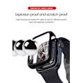 Miniatyrbillede 5 af 5: Hærdet Glas Skærmbeskytter Case Cover til Iwatch Apple Watch 8 7