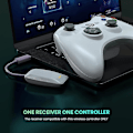 Pikkukuva 4 / 5: Langaton ohjain Xbox 360:lle, 2,4 GHz:n tehostettu kaksoisvärinäpeliohjain vastaanottimella, etäpeliohjain, ohjaussauva Xbox 360 Slim Ps3:lle