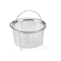 Miniatyrbillede 2 af 5: Bærbar Damper Køkken Multifunktionel Rustfrit Stål Stegte Nudler Dræn Kurv Dampende Stativ