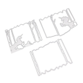 Miniatyrbillede 4 af 5: Dyr Metal Skæredør Stencil Diy Scrapbooking Album Stempel Papir Kort Embos