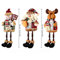 Miniatyrbillede 2 af 5: Plush Julefigurer Hjemmedekoration 3 stk