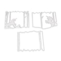 Miniatyrbillede 1 af 5: Dyr Metal Skæredør Stencil Diy Scrapbooking Album Stempel Papir Kort Embos