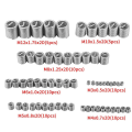 Miniatyrbilde 5 av 5: 60 stk rustfritt stål gjenge reparasjonssett M3 M4 M5 M6 M8 M10 M12