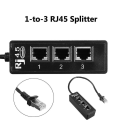 Pikkukuva 4 / 5: 2x RJ45 Uros-uros Liitäntäverkkojatkajakaapeli Jakaja Lan Ethernet
