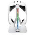 Miniatyrbild 2 av 5: VR-kontroll laddningsstation för Meta Quest 3, VR-headset stativ för Oculus Quest 3 med RGB-ljus, för Quest 3-tillbehör
