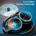 Pikkukuva 2 / 5: A23 Tosi Langattomat Stereot Bluetooth-yhteensopivat 5.0 Langattomat Kuulokkeet Korvakoukut FM-radio TF-kortti Stereot Urheilukuulokkeet Androidille blue
