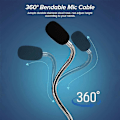 Miniatyrbilde 4 av 5: Vindueshøyttalersystem, Toveis Vindu Mikrofon Intercom Høyttaler, Intercom System for Bedrifter, O