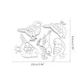 Miniatyrbillede 5 af 5: Fugle Metal Skæredør Stencil Diy Scrapbooking Album Papirkort Skabelon Form Embossing Craft