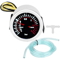 Miniatyrbillede 1 af 3: Psi-måler, Universal bil 12v Turbo Boost-måler Gauge Kit, 12v Led Turbo-måler Turbo-måler Relog Turbo-trykmåler Turbo-trykmåler+turbo-tryk