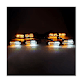 Miniatyrbild 2 av 5: 1 Tow 8 In Varningsljus Stroboskop Sidoljus Grilljus Gul+vit