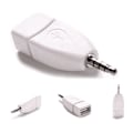 Pikkukuva 3 / 5: Sovitin auton muuntajaan USB 2.0 naaras - 3,5 mm uros AUX-ääni kestävä auton pistokkeen liitin