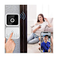 Miniatyrbild 4 av 5: Trådlös fjärrkontroll, dörrklocka intercom HD nattvision wifi laddning stöldskydd dörrklocka