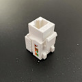 Pikkukuva 4 / 5: Cat6 Rj45 Keystone Jacks -moduuliliitin Ethernet seinälevyyn kytkentäpaneeliin
