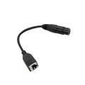 Miniatyrbild 5 av 5: Adapterkonverterare DMX-kabel Förlängningskabel XLR 3-polig till RJ45 Nätverkskontakt (hona)