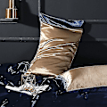 Pikkukuva 5 / 5: 2x Silk Blend Pillowcase Satin Two Tone Shiny Pillowcase Only Cover Bedding