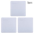 Pikkukuva 1 / 5: 3 kpl liukumatonta läpikuultavaa leikkuualustasarjaa askarteluun - 10 x 10 cm