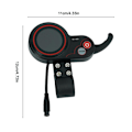 Miniatyrbild 4 av 5: Portabel utomhusinstrumentpanel för elscooter, display för Kugoo M4