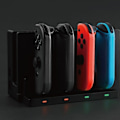 Miniatyrbild 4 av 5: 4-i-1 laddningsdocka för Switch Joy Con-kontroller med LED-indikator