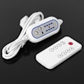 Miniatyrbilde 2 av 5: 4-trinns justerbar fjernkontroll for USB-vifte LED-lys Universal fjernkontroll 1 stk