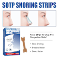 Miniatyrbilde 4 av 4: 100x Anti-Snorking Sovnehjelp Nesestrimler Bedre Pusting Høyre Lett Stopp