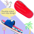 Miniatyrbild 2 av 5: Pojkar Flickor Enhörning Slide Sandaler Söta Halkfria Cartoon Barn Tofflor Barn Strand Pool Vattenskor För Småbarn blue dinosaur 10-11 little kid