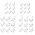 Miniatyrbilde 3 av 5: 36 stk Akryl Rock Clear Plate Holder Staffeli Stativ Sockel For Displaying Rock Mineral Coral