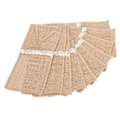 Miniatyrbilde 4 av 5: Retro Country Bryllupsfest Burlap Blonder Bestikkholdere - 20 stk