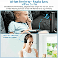 Pikkukuva 4 / 5: 5-in-1 Hi-Fi FM-radio, langattomat kuulokkeet TV:lle, DVD:lle, MP3:lle, CD:lle, MP4:lle ja tietokoneelle