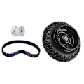 Miniatyrbilde 1 av 5: Elektrisk skateboard girmotor lastebil hjul sett skateboard girmotor lastebil elektrisk skateboard gir
