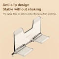 Miniatyrbild 3 av 5: ??Vertikal Laptop Stativ Transparent Skrivbords Gravity Hållare Notebook Stöd??