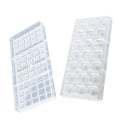 Miniatyrbillede 2 af 4: 2 stk 3D DIY Konditori Chokoladeform Hjemmelavet: 1 stk Kvadratisk Chokoladeform & 1 stk Slikform
