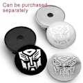 Pikkukuva 5 / 5: 4 kpl 56+60 mm Cool Autobots -logolla varustetut Transformers-merkit, auton vanteen keskihatut, tarrat, vanteen peite, auton tyylivarusteet 56mm black