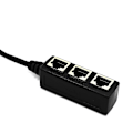 Miniatyrbilde 2 av 2: Lan Ethernet-kabelsplitter - Nettverkskabel hann til hunn RJ45 forlengelsesadapter