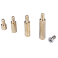 Miniatyrbilde 5 av 5: M3 Messing Sekskant Hunn-Hann Standoff Bolt Skrue Mutter Hovedkort Assortert Kit Montering 120stk