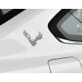 Miniatyrbilde 3 av 4: Chrome-hettepynt for bil, 3D-emblem, engel-ørn, for bil