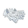 Miniatyrbillede 1 af 5: Forest Tree Wood Metal Cutting Dies Embossing Stencil Diy Scrapbooking Template