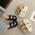 Miniatyrbillede 5 af 5: Læder Platformsandaler Og Sandaler black 36