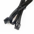 Miniatyrbilde 4 av 4: PCI-e 8-pins til dobbel 6+2-pins modulær strømforsyning GPU-kabel for Corsair RM1000x