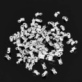 Miniatyrbilde 5 av 5: 3 mm skinnsnor i imitert semsket skinn med 100 sølvfargede snorspisser, 1 meter, 20 farger (1 sett, flerfarget)